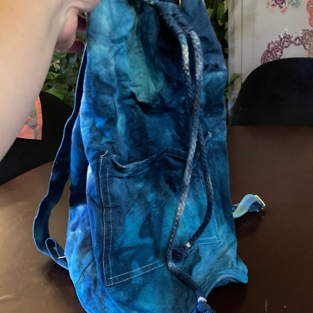 Tie Dye Bucket Drawstring Backpack Bag CRUISE BAG, POOL BAG, BEACH BAG, KIDS